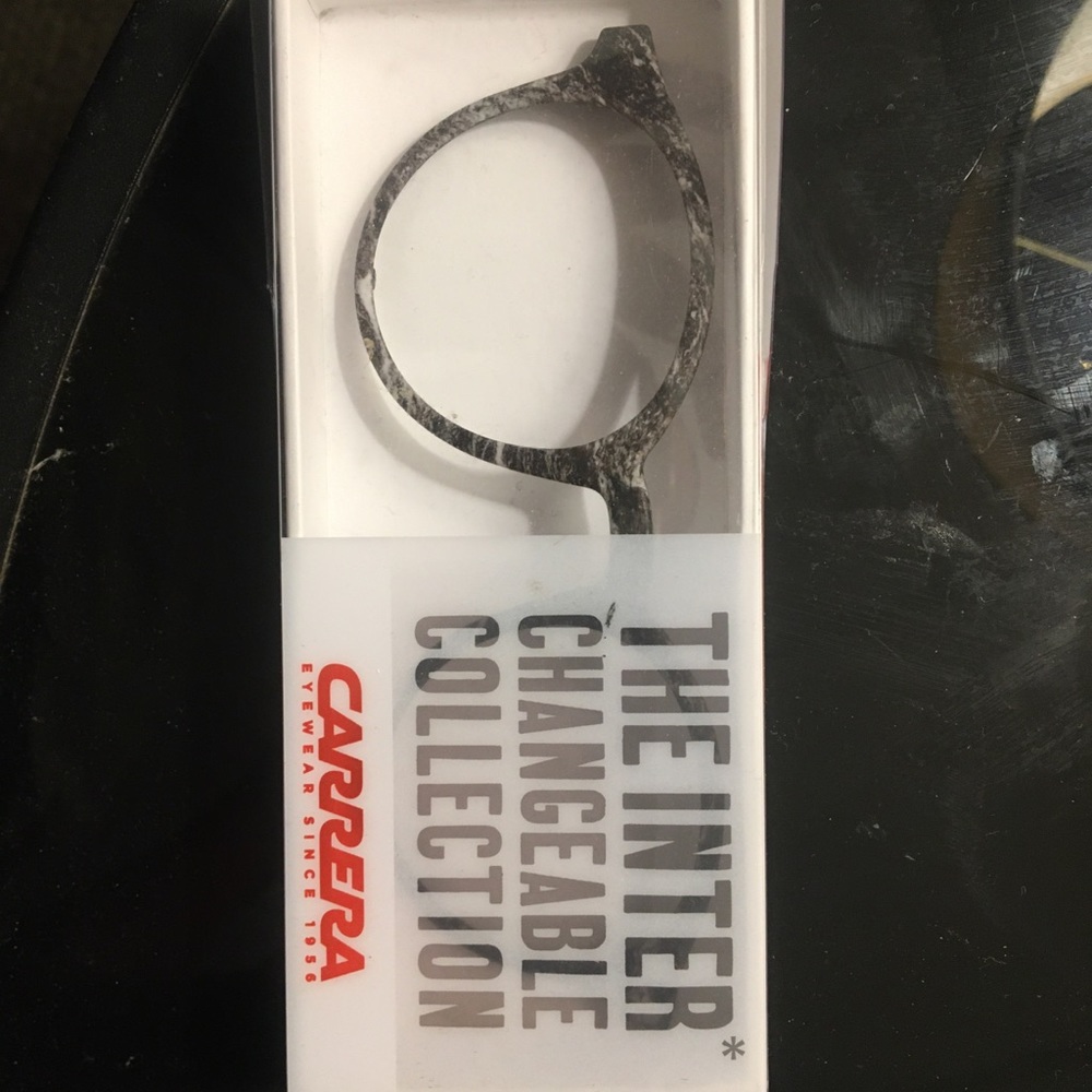 Carrera interchangeable round frames.